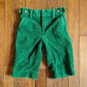 Polo Ralph Lauren 12M Baby Green Corduroy Pants